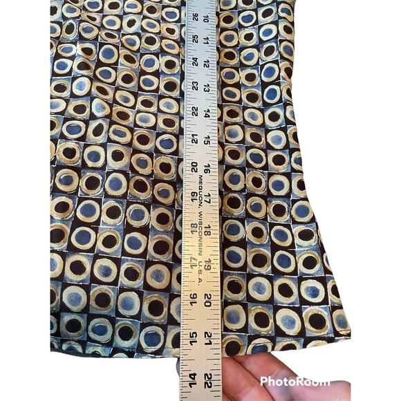 Vintage Regatta Womens Blouse Geometric Retro USA Size Large L M - Picture 7 of 8